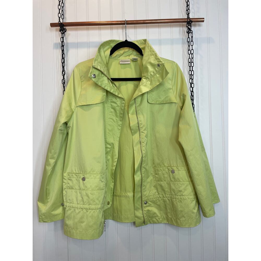 Chico’s Windbreaker Jacket - Turtle Neck Sweater … - image 3